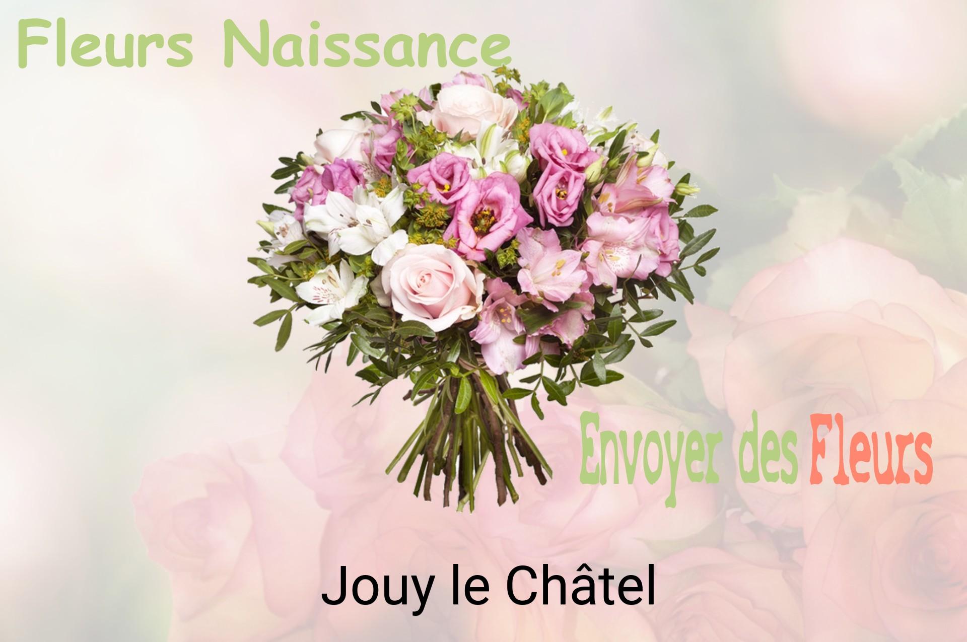 Bouquet de fleurs de naissance livré à Jouy-le-Châtel