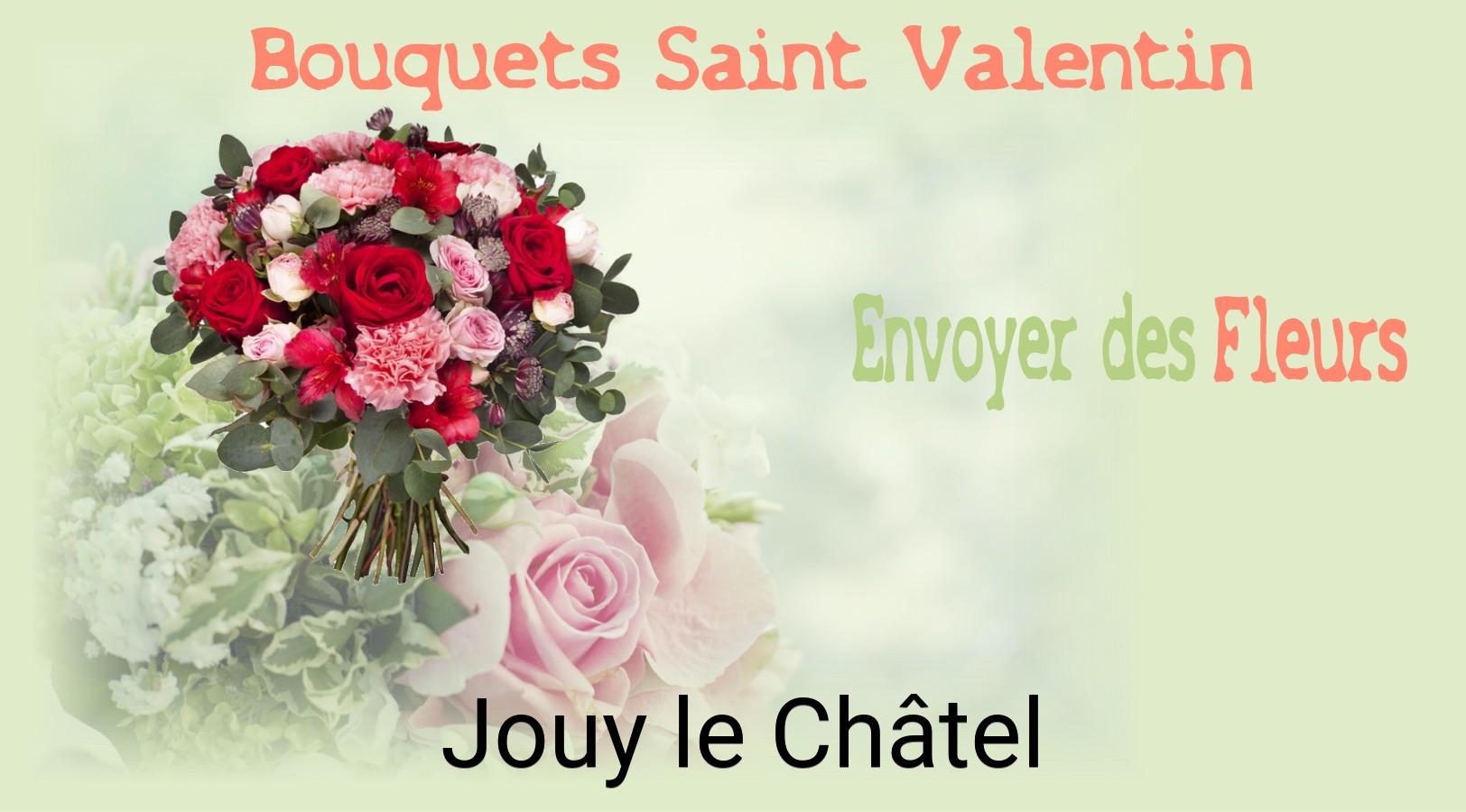 Roses de Saint-Valentin livrées à Jouy-le-Châtel